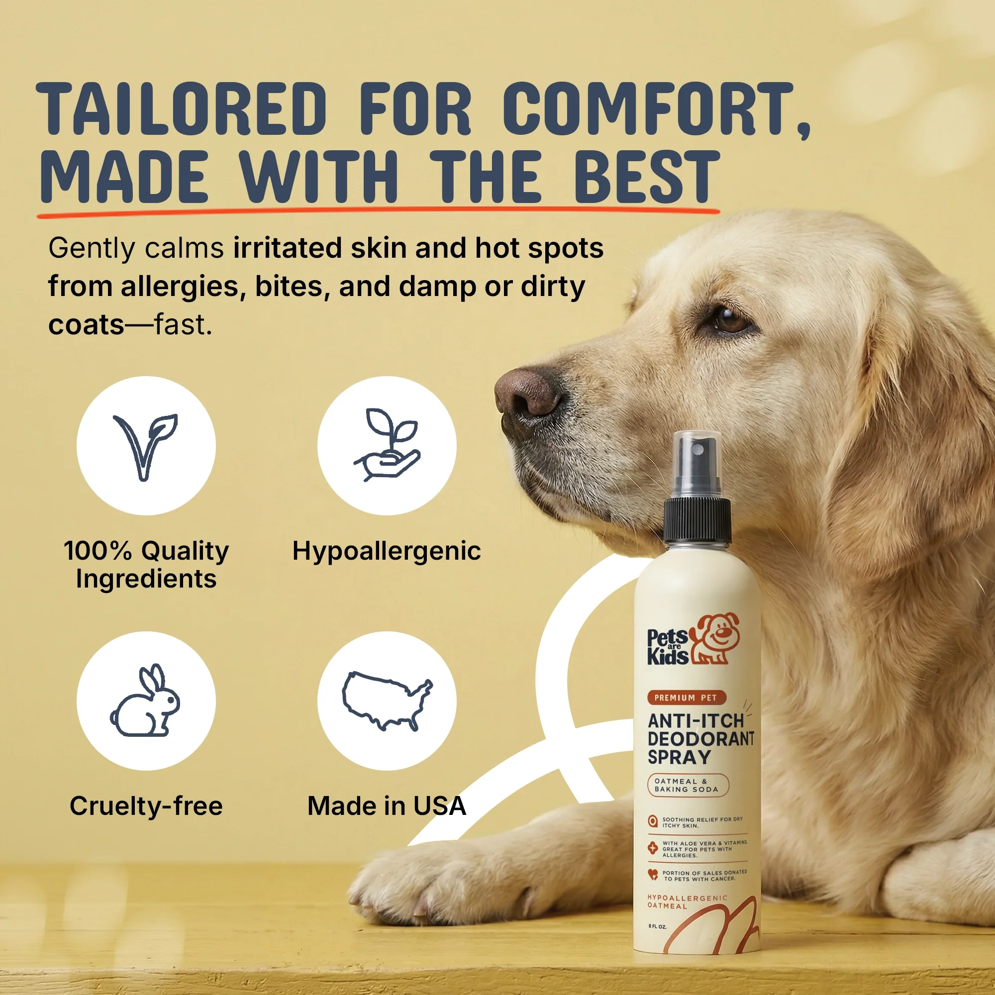 Premium Pet Anti-Itch Deodorant Spray - Image 3